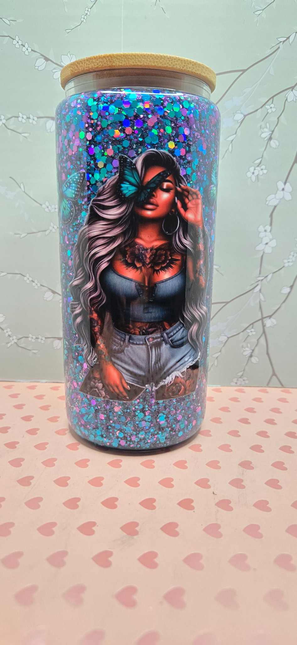 Tattooed Beauty Snow Globe Cup