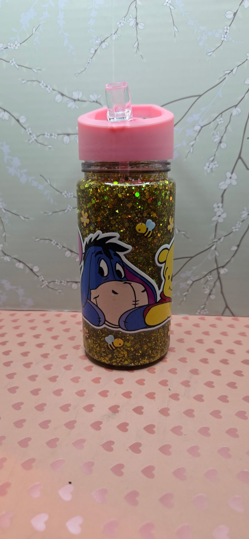 Kids Yellow Snow Globe Sip Cup