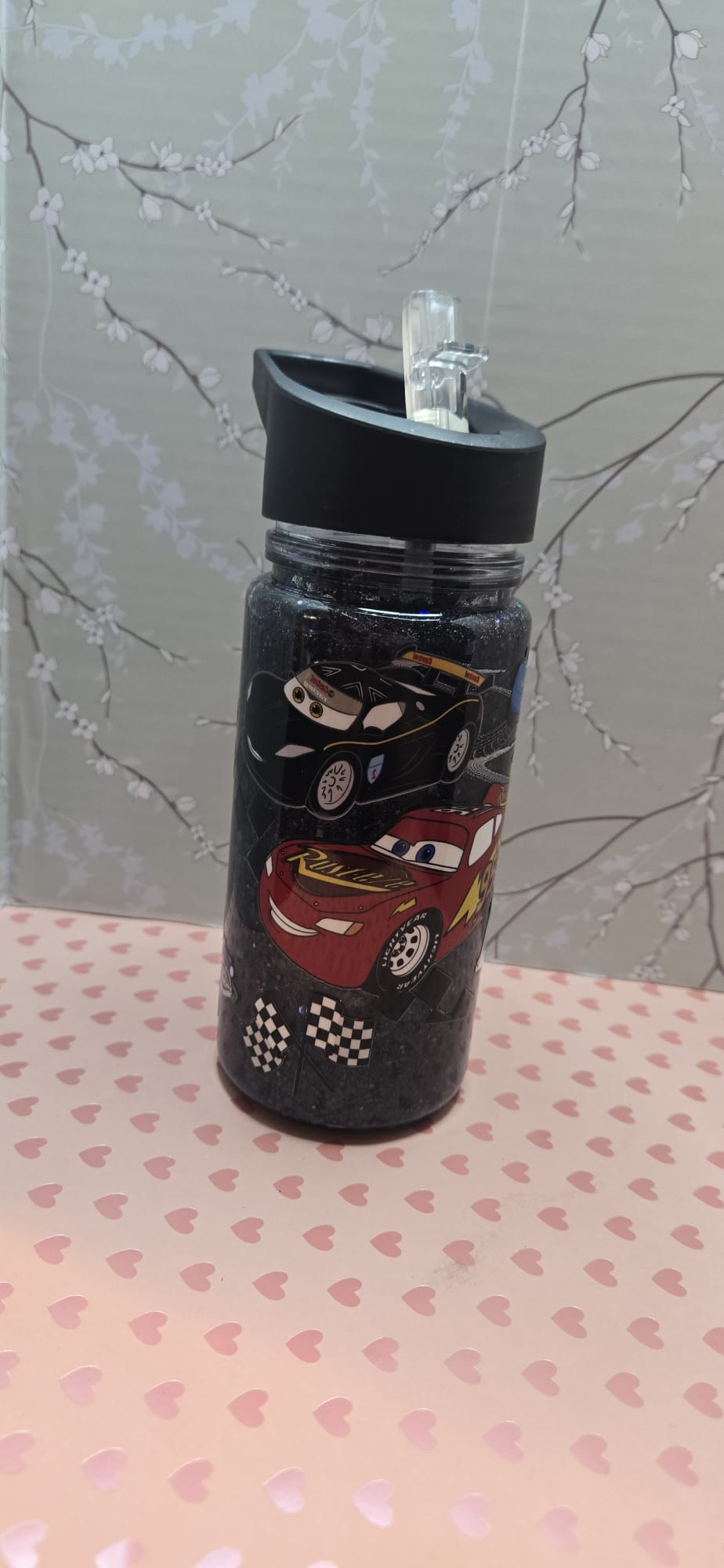 Race Car Snow Globe Sip Cup