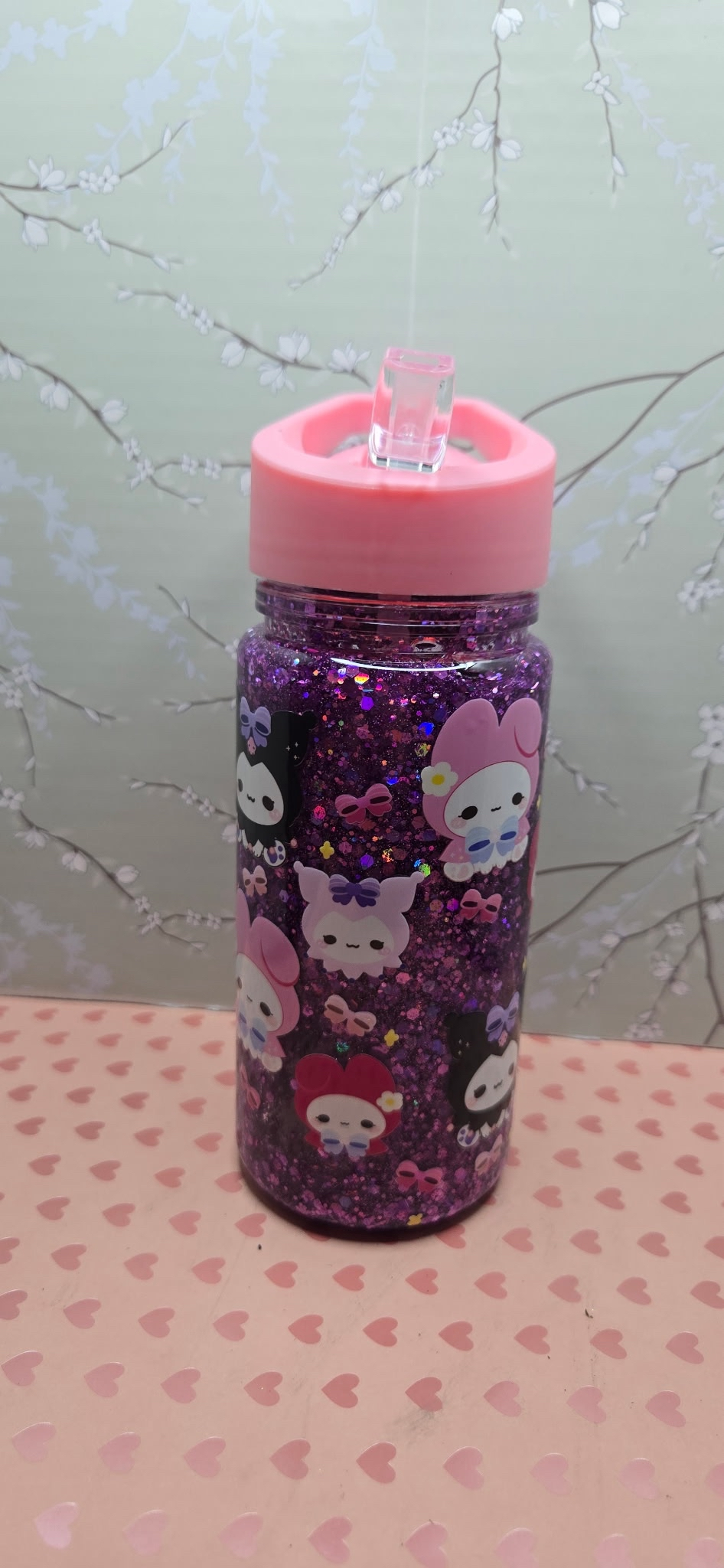 Kids Purple Snow Globe Sip Cup