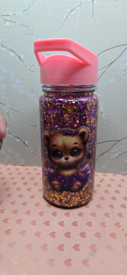 Teddy Bear Snow Globe Sip cup