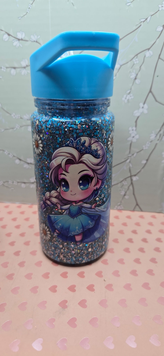 Ice Blue Snow Globe Sip Cup