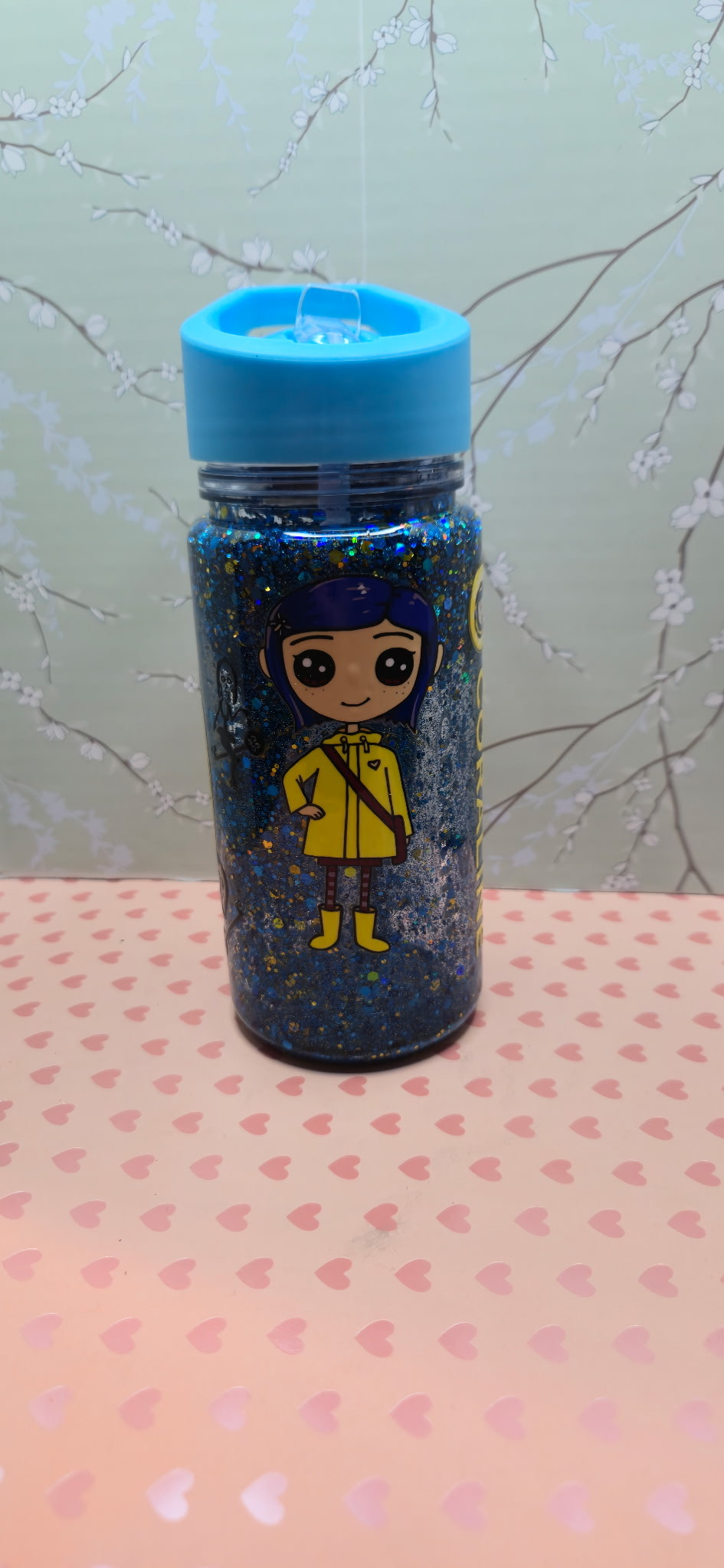 Yellow Raincoat Snow Globe Sip Cup