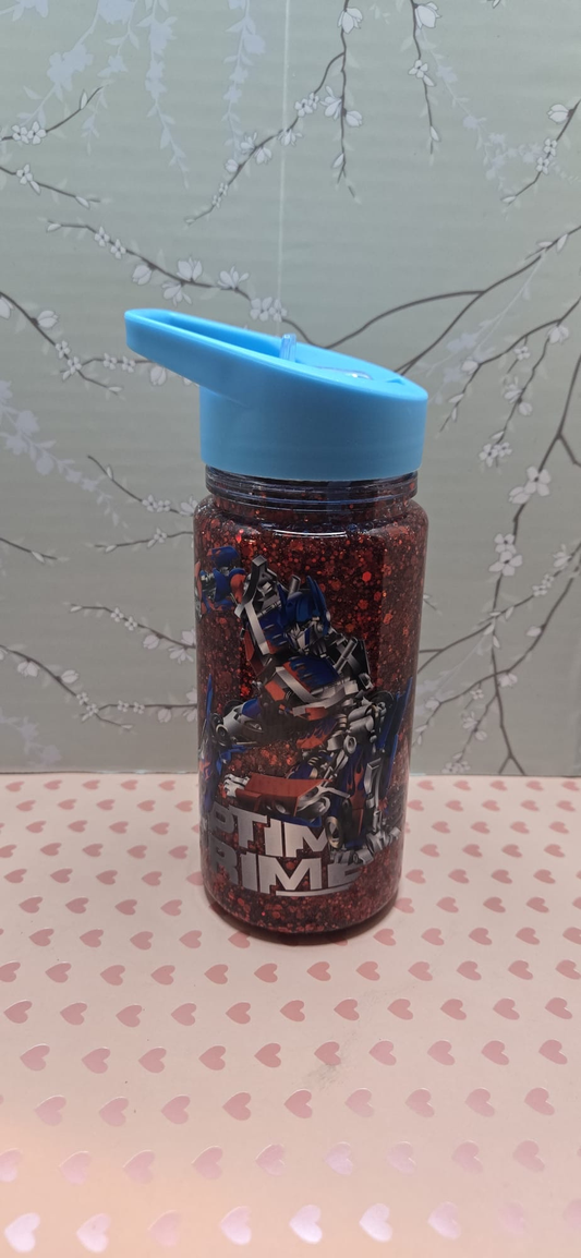 Action Robot Snow Globe Sip Cup